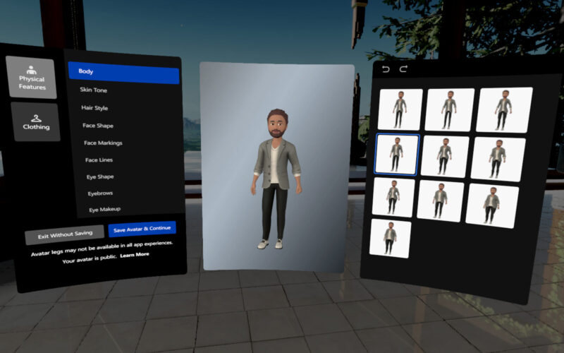 Oculus Meta Avatars