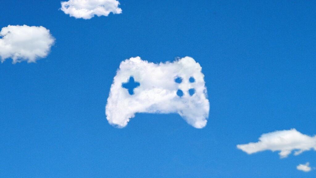 A video game controller that looks like a cloud 