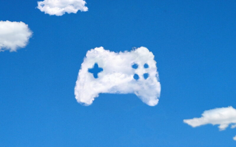 Video oyun kumandası şeklinde bir bulut