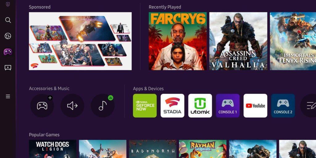 samsung 2022 smart tv gaming