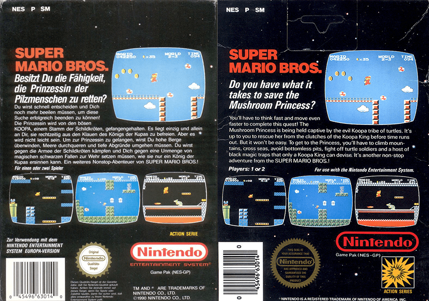 Super Mario Bros. localization