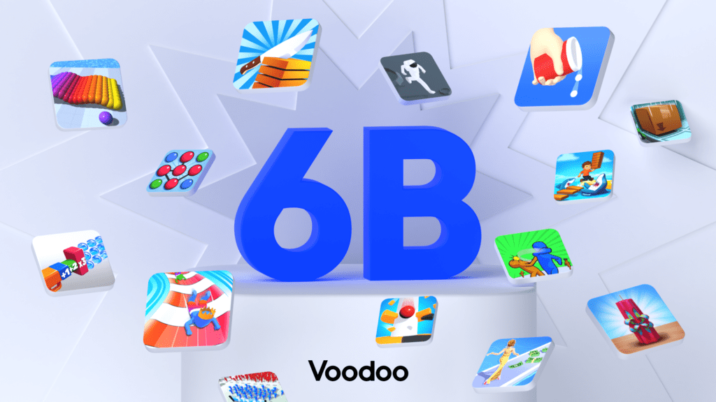 Voodoo 6 billion downloads
