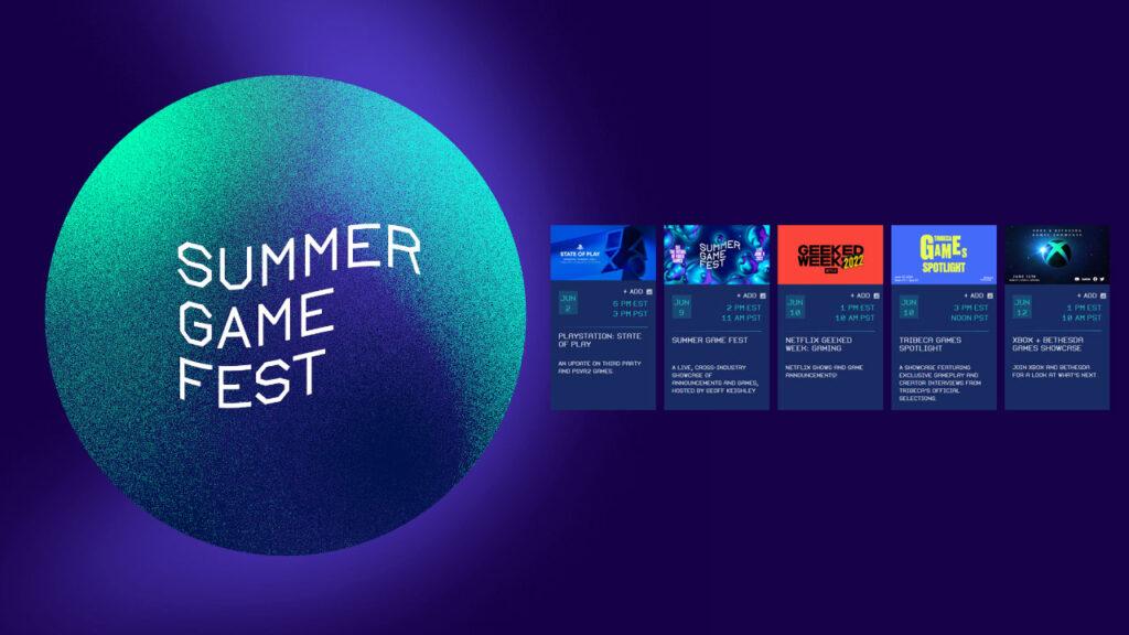 Summer Game Fest 2022 lineup and schedule