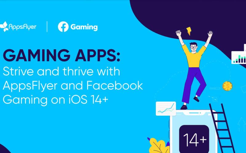 Apssflyer and Facebook Gaming ios 14+ report banner