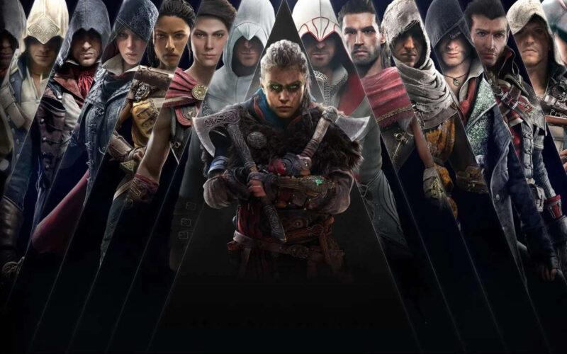 All Assassin's Creed main heroes in a single picture