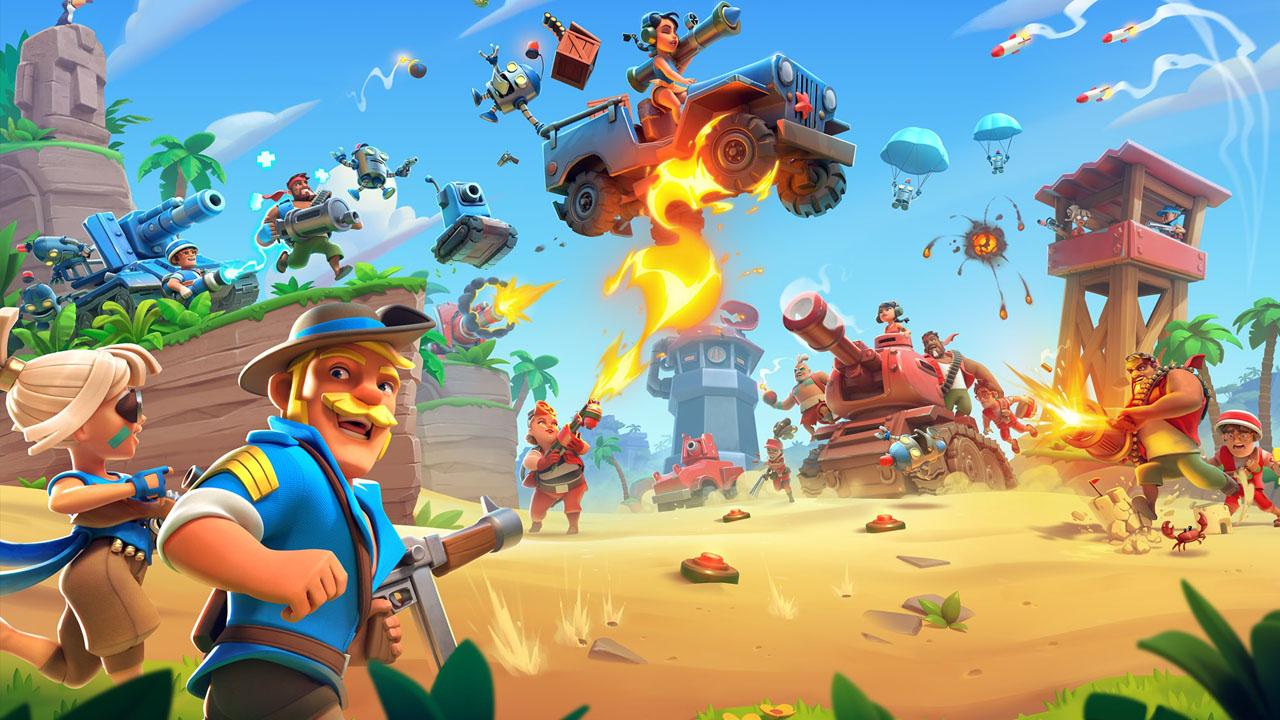 Boom Beach Frontlines karakterleri iş başında