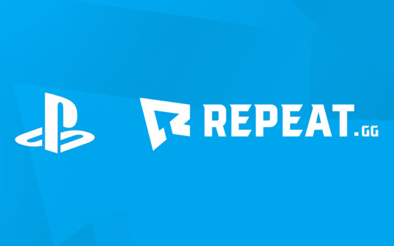 PlayStation ve Repeat GG logoları