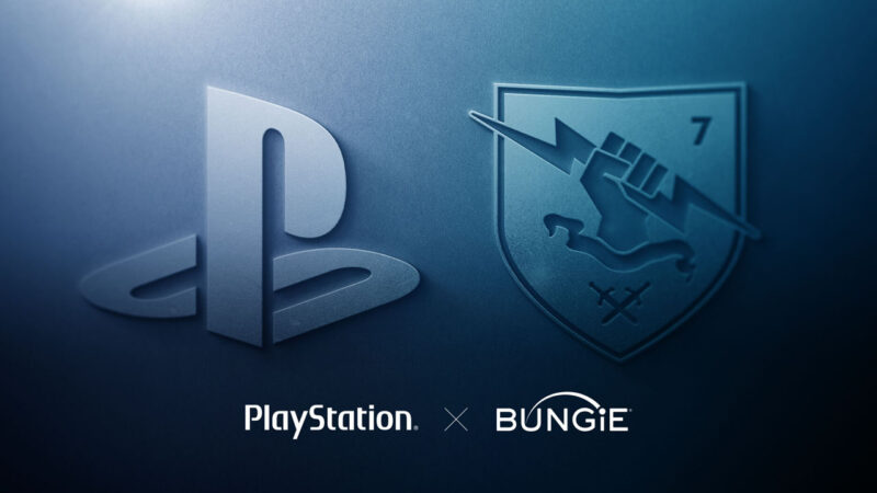 Playstation ve Bungie logoları