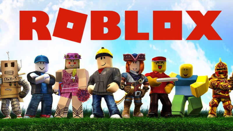 Roblox'tan karakterler yan yana