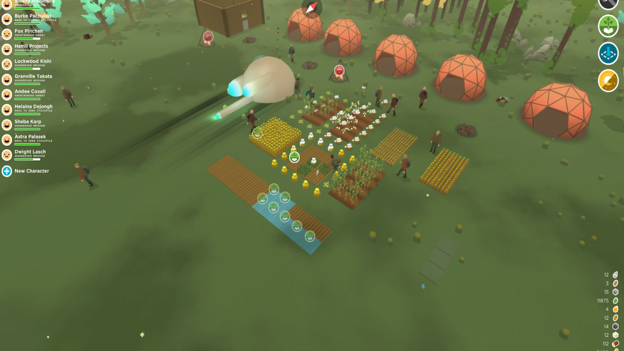 İnsanlar Klang Games'in Seed oyununu oynuyor.