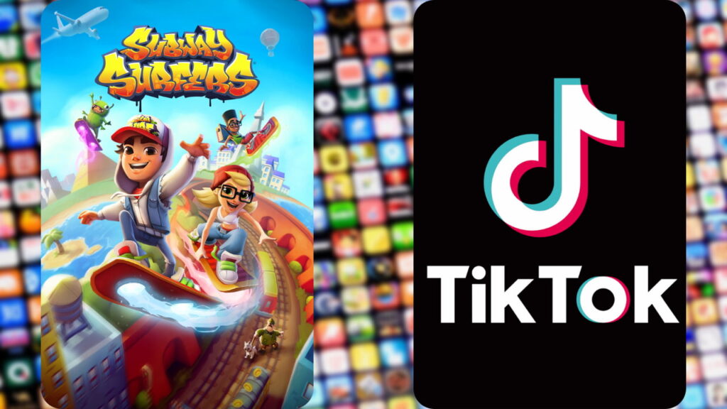 TikTok and Subway Surfers