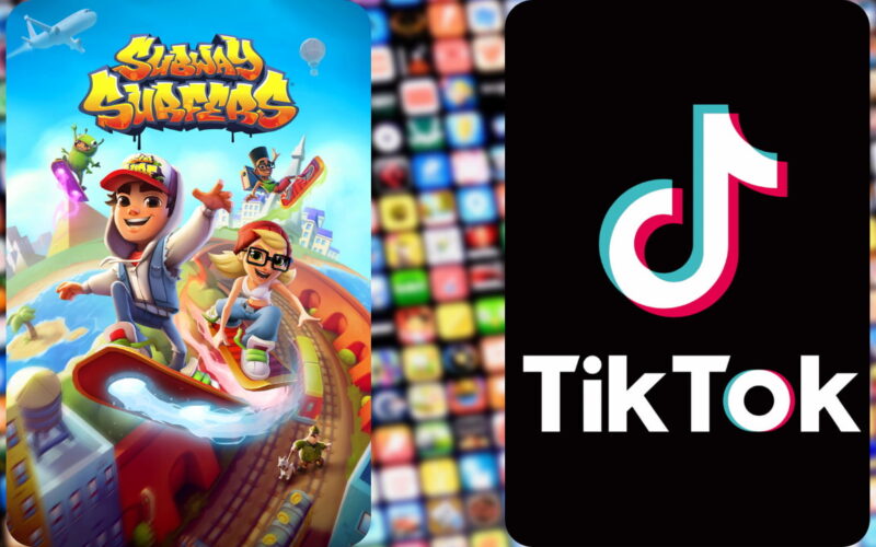 TikTok and Subway Surfers
