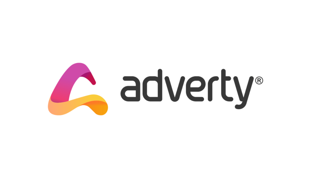 Adverty logo on white background