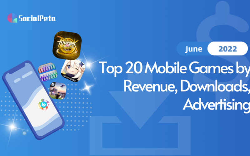 June mobile game top chart banner