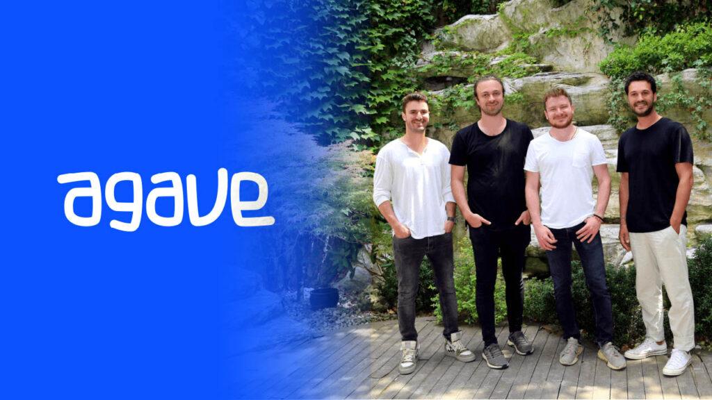 Agave Games team members standing together