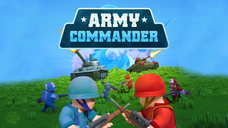 Army Commander oyunundan iki karakter birbiriyle savaşmak üzere hazır durumda poz veriyorlar