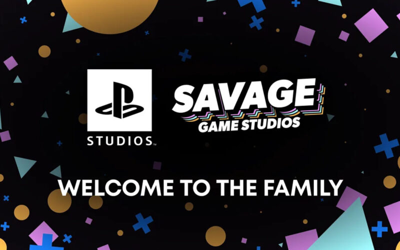 PlayStation Studios and Savage Game Studios logo