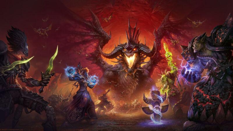 World of Warcraft champions are on a raid