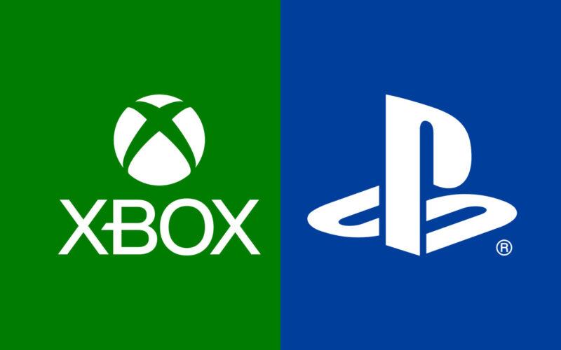 Xbox ve PlayStation logoları yan yana