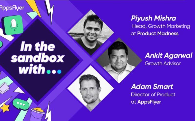 Speaker pictures on purple background