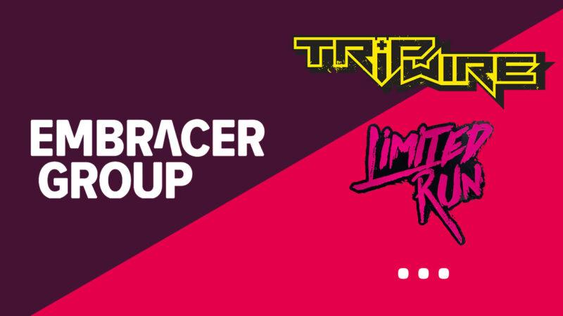 Embracer, Tripwire ve Limited Run logoları