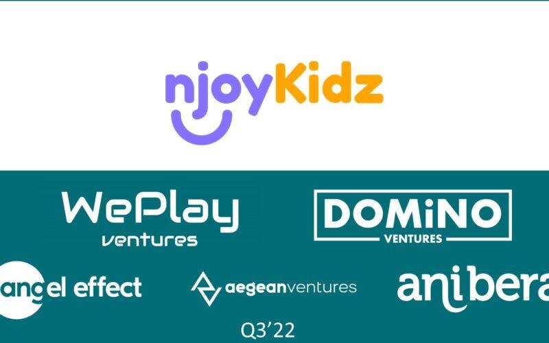 njoykidz, weplay ventures ve diğer yatırım yapan şirketlerin logoları