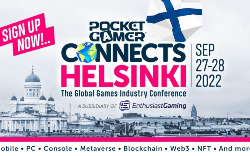 Pocket Gamer Connects Helsinki Logo and dates