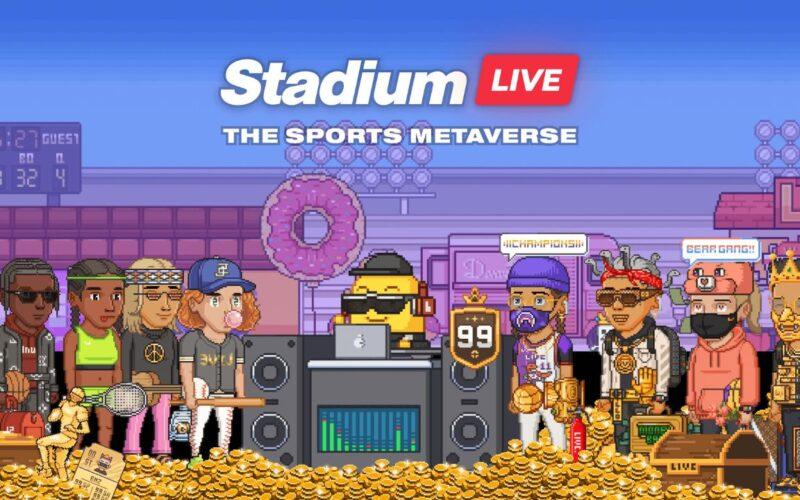 Stadium Live karakterleri Pixel Art formatında kameraya bakıyor