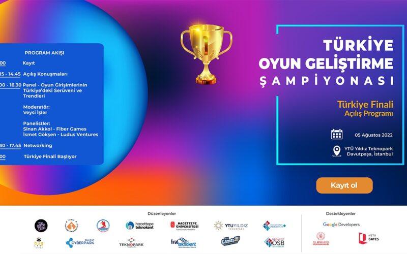 Renkli arka plan üzerinde etkinliğe ait program akışı