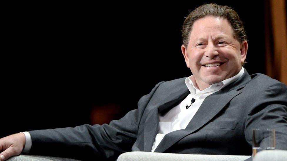 Bobby Kotick, CEO of Activision Blizzard sitting in an armchair