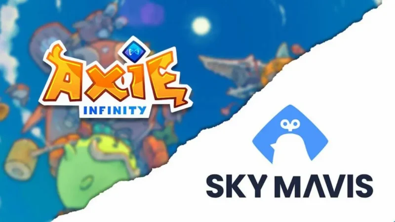Axie Infinity and Sky Mavis logos