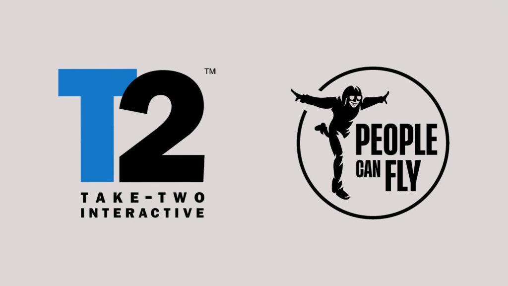 Take Two Interactive and People Can Fly Logos