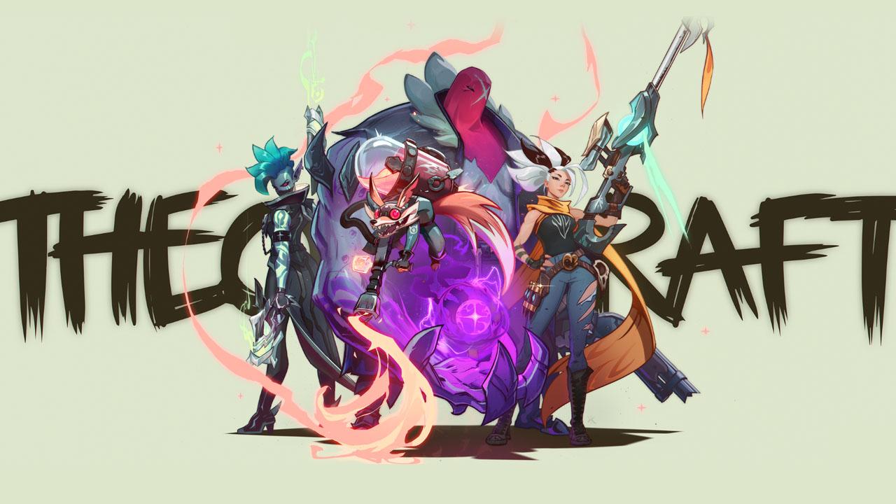 Theorycraft Logo and characters