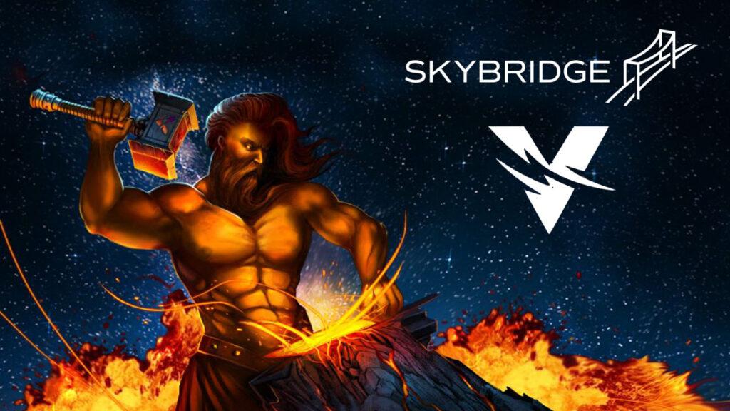 A blacksmith smithying