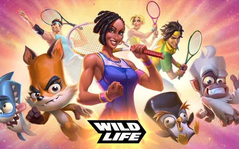Wildlife Studios logo in mid bottom and characters all around