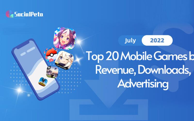 June mobile game top chart banner