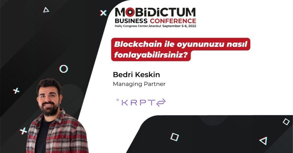KRPT Managing Partner'ı Bedri Keskin konuşmacı görseli