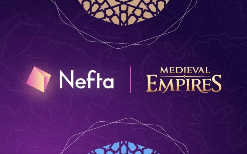 Nefta ve Medieval Empires logoları yan yana