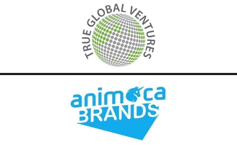 Üst tarafta True Global Ventures logosu alt tarafta Animoca Brands logosu