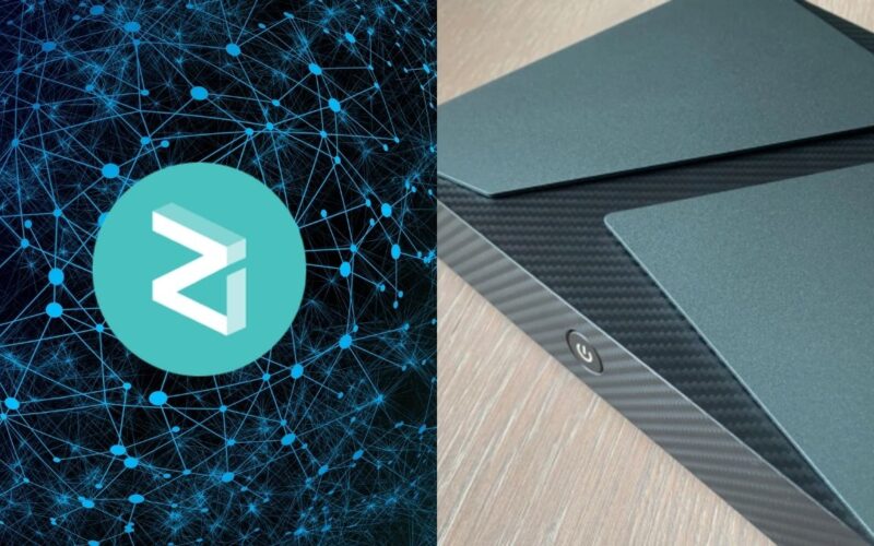 Sol tarafta Ziliqa logosu ve sağ tarafta Ziliqa oyun konsolu