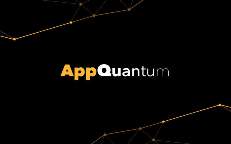 AppQuantum's logo on a black background