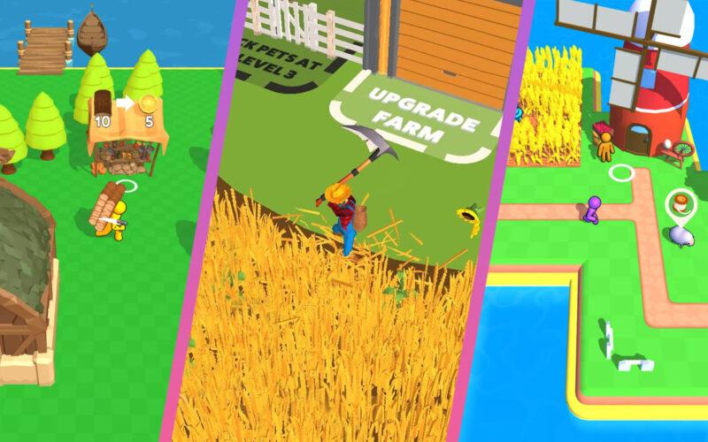 arcade idle games side by side