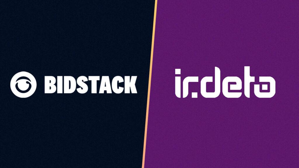 Bidstack and Irdeto logos