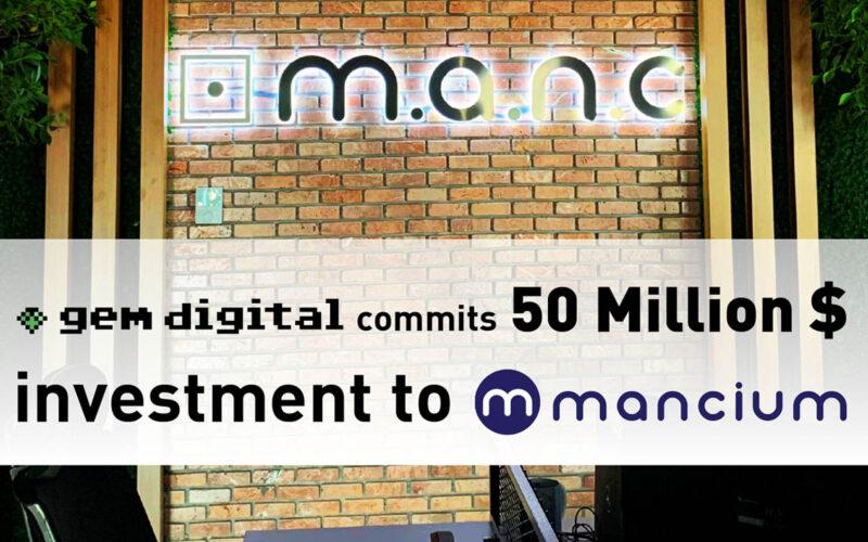 Logos of the investor company GEM Digital and the receiver, Manc