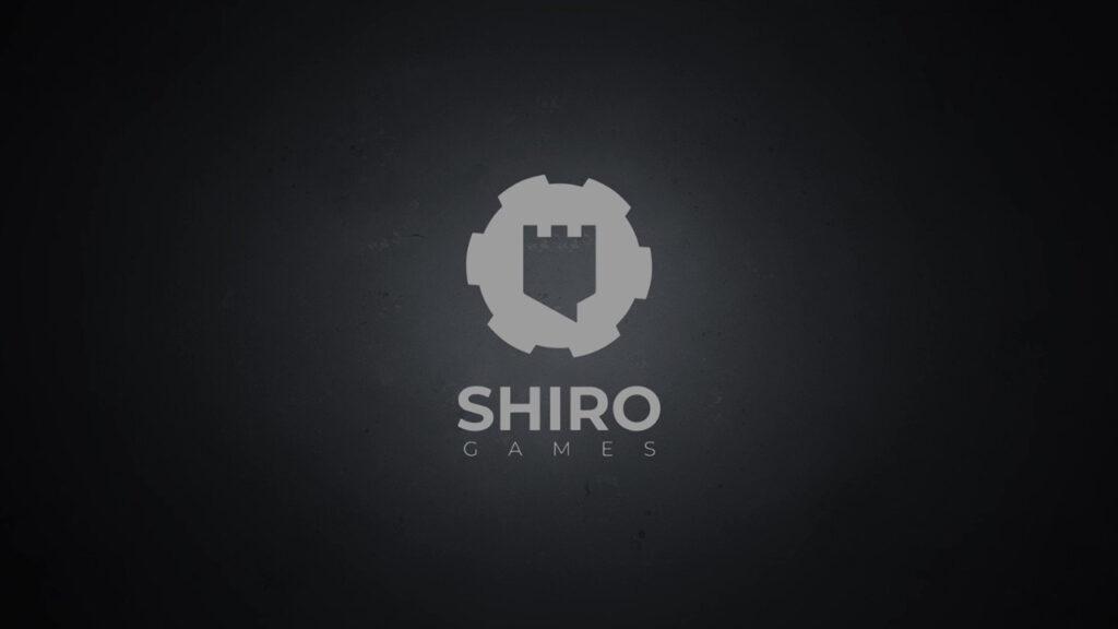 Shiro Games logo over a dark background