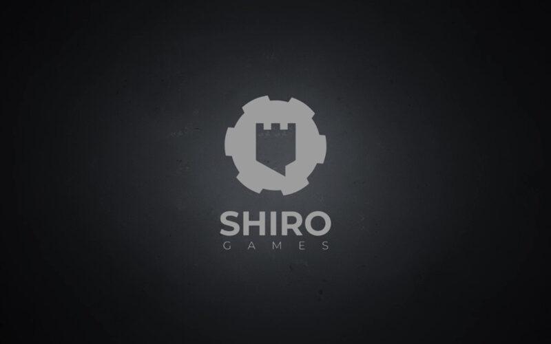 Shiro Games logo over a dark background