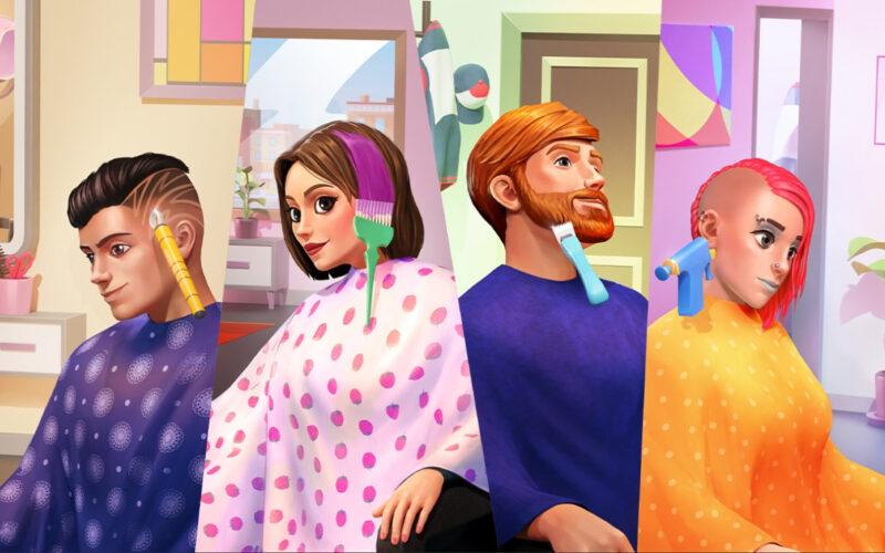 Characters from Hair Tattoo: Barber Shop game