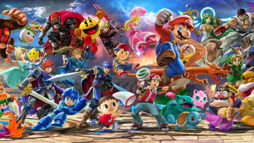 Mario, MegaMan, Link, Ash, and other Nintendo characters