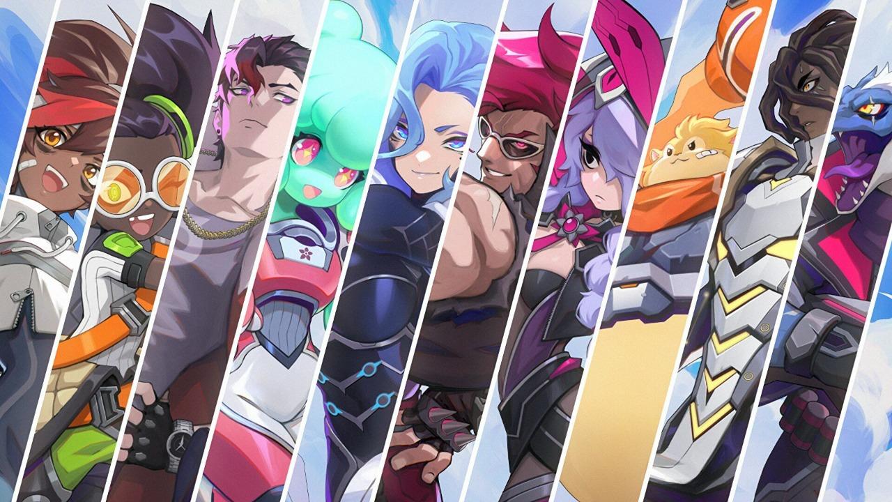Characters from Omega Strikers