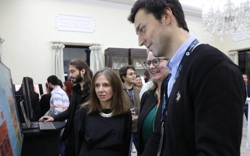 TechCamp Istanbul 2022 Consul General-Designate Ms. Julie Eadeh observing the games